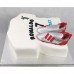 Sport - TShirt Sleeves and Soccer Boots Cake (D)